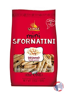 Rappel produit MINI SFORNATINI SESAME 100GR LA MOLE