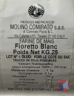 Rappel produit MOLINO COMIRATO Farine de Maïs Blanche