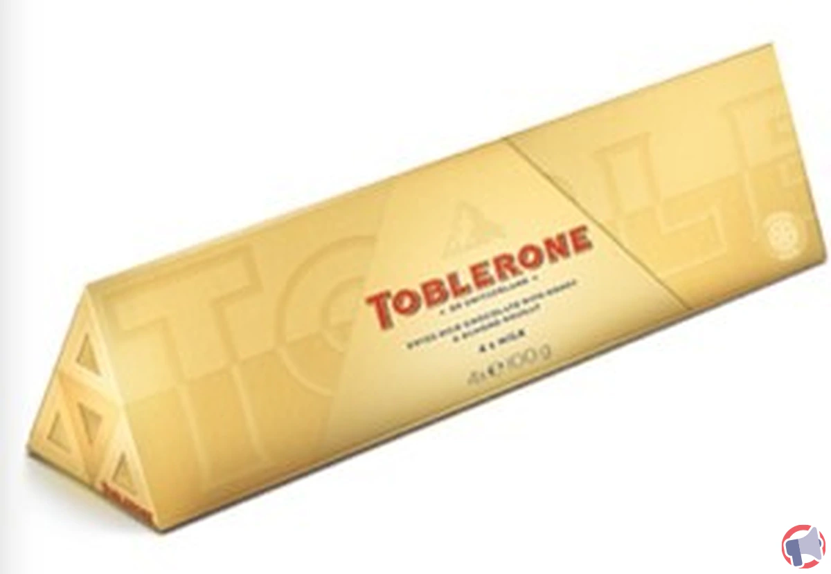 Rappel de produit : Toblerone Chocolat au lait 4x100g de la marque Mondelez