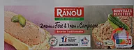 Rappel produit 2 pâtés de foie & 1 pâté de campagne Monique Ranou