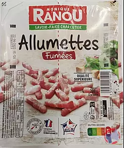 Rappel produit Allumettes fumées Monique Ranou