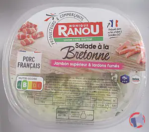 Rappel produit SALADE A LA BRETONNE MONIQUE RANOU