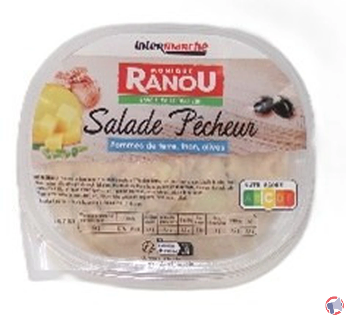Rappel produit : monique ranou salade pêcheur 300 g (que faire si vous en avez acheté)
