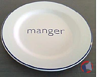 Rappel produit MONOPRIX Assiettes (à pain, dessert, GM) Terence Conran (PRISUNIC) bleues