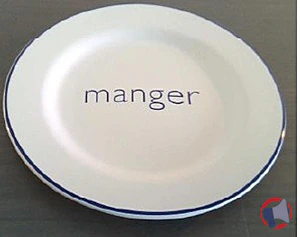 Rappel produit Assiettes (à pain, dessert, GM) Terence Conran (PRISUNIC) bleues MONOPRIX