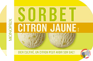 Rappel produit Bac Citron 1L MONOPRIX