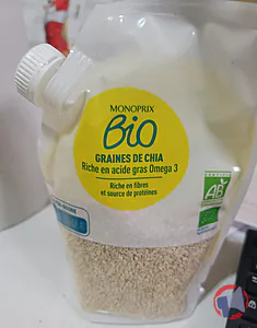 Rappel produit GRAINE DE CHIA 200G MONOPRIX BIO