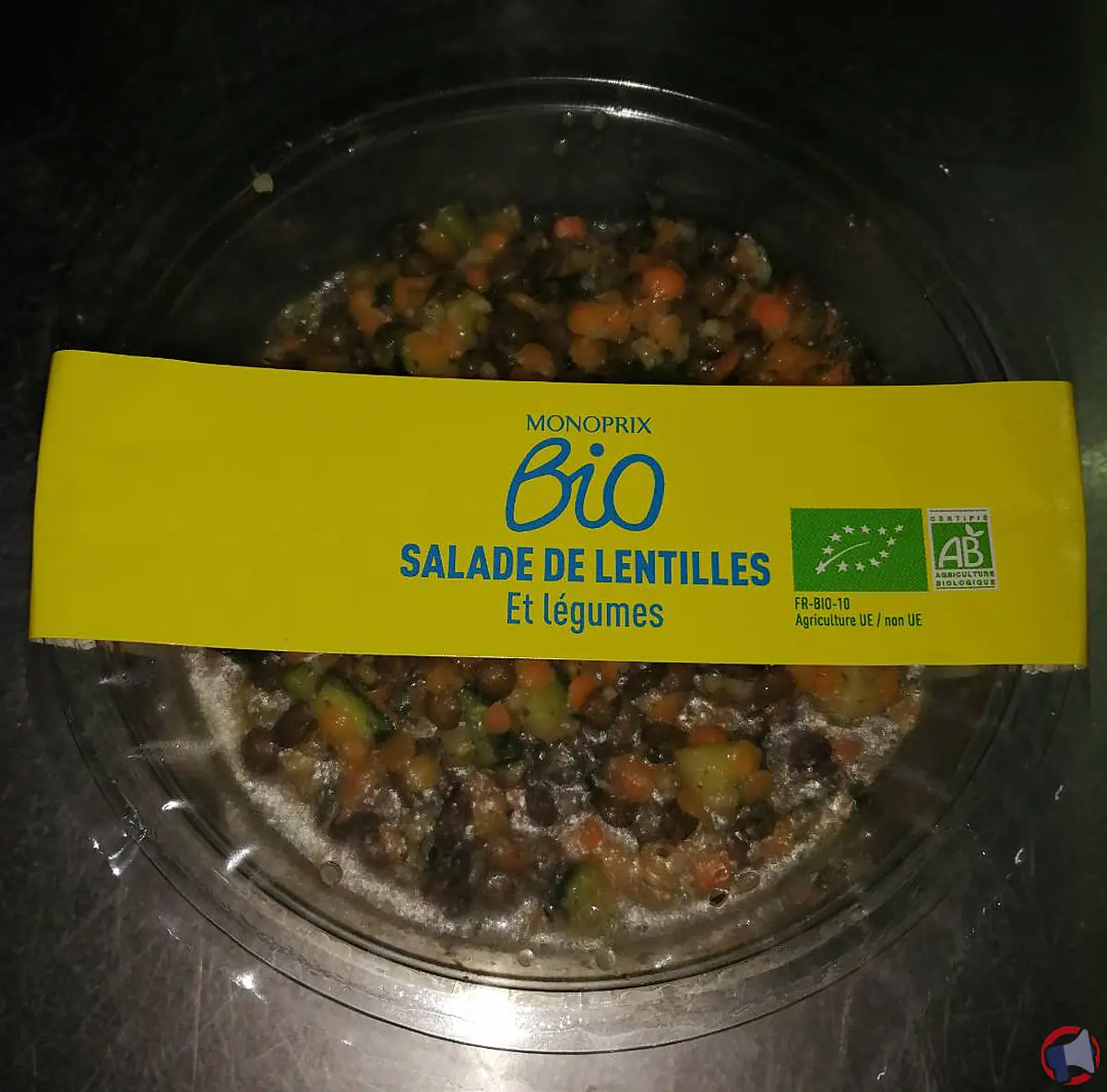 Rappel de produit : salade de lentilles et légumes Monoprix Bio pour risque de listériose