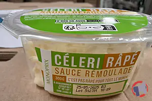 Rappel produit Céleri rémoulade 300g Monoprix Monoprix