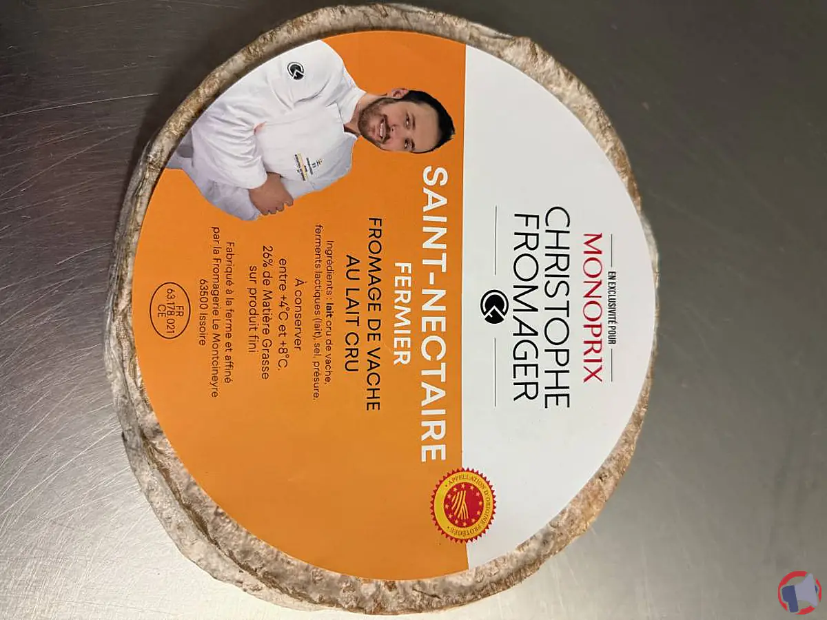 Rappel de produit : Saint Nectaire fermier de Monoprix – Christophe Fromager