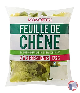 Rappel produit Feuille de chêne MONOPRIX