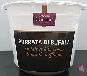 Rappel produit BURRATA DI BUFFALA 125G MONOPRIX GOURMET MONOPRIX GOURMET