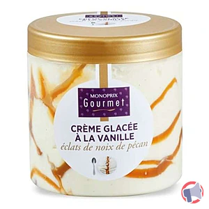 Rappel produit Crème glacée 500ml MONOPRIX GOURMET