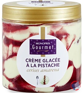 Rappel produit Crème glacée 500ml MONOPRIX GOURMET