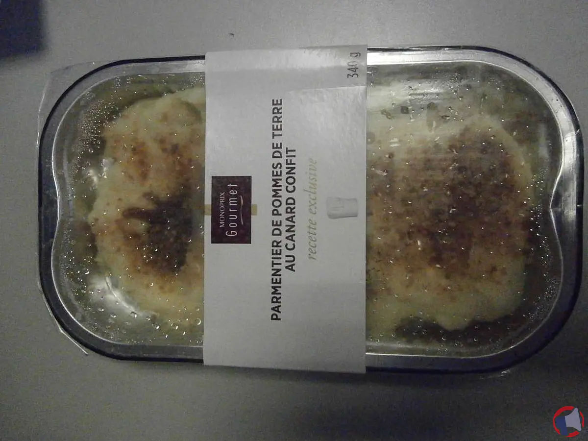 Rappel du monoprix gourmet parmentier canard 340g : mise en garde pour les consommateurs