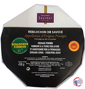 Rappel produit REBLOCHON DE SAVOIE FERMIER AOP MONOPRIX GOURMET