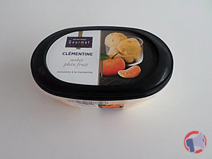 Rappel produit Sorbet Clémentine 500ml Monoprix Gourmet