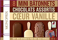 Rappel produit Mini bâtonnets x8 - Monoprix Monoprix (photo numéro 1)