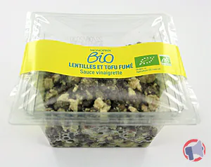 Rappel produit Salade lentilles tofu Bio 200g Monoprix Monoprix