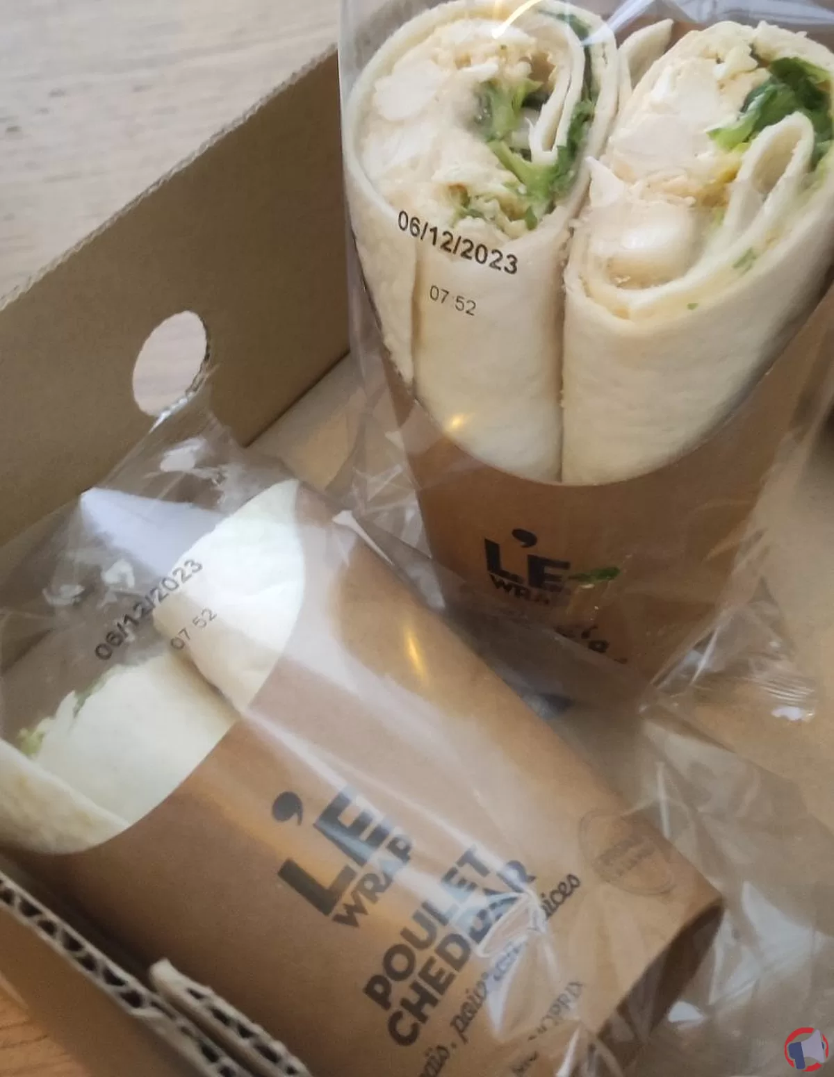 Rappel de produit : Le Wrap Poulet Cheddar de Monoprix