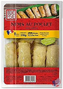 Rappel produit NEM AU POULET 8P 280G + SAUCE 30G MONT ASIE