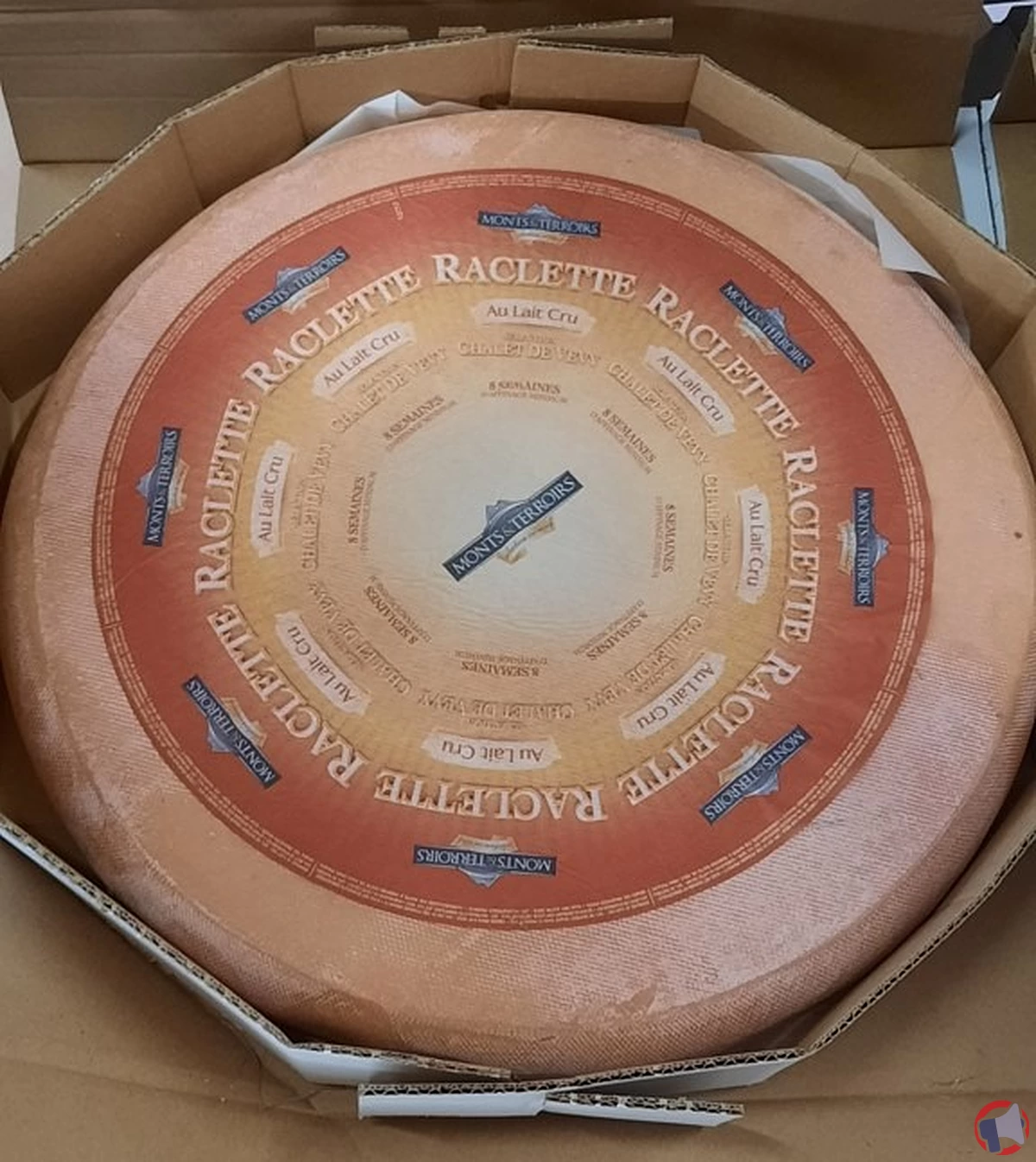 Rappel de produit : Raclette au lait cru de la marque Monts et Terroirs pour suspicion d'Escherichia coli