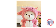 Rappel produit Moon Children Kawaii Bear , animaux en peluche, costume, poupée douce, cadeaux d'aniversaires et noel pour filles et garcons
