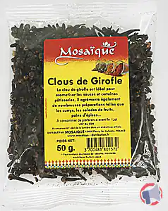 Rappel produit CLOUS DE GIROFLE 50G "MOSAIQUE" (3700483801572) MOSAIQUE