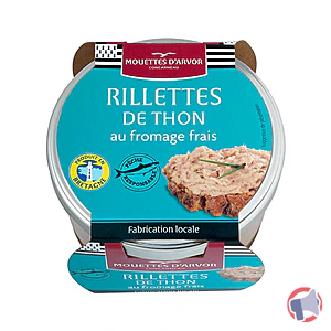 Rappel produit Rillettes de thon au fromage frais Mouettes d'Arvor