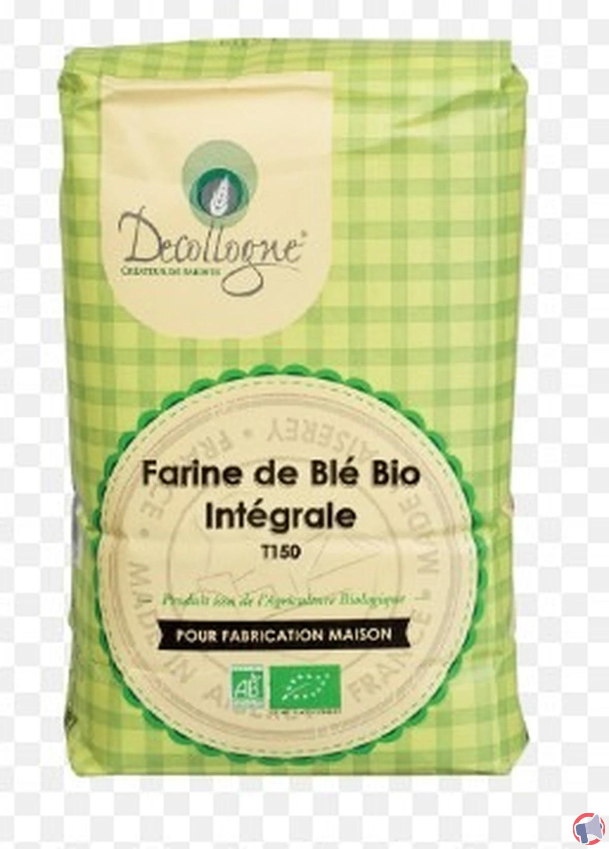 Rappel de produit : farine de blé bio T150 de Moulin Decollogne