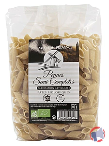 Rappel produit PENNE SEMI COMPLÈTE BIO 500GR MOULIN DE PROVENCE