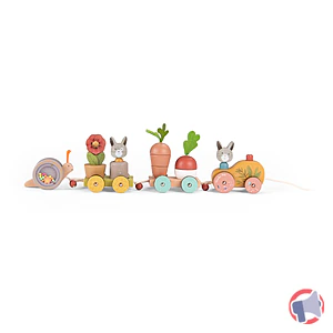 Rappel produit Grand train d'activité Trois petits lapins MOULIN ROTY