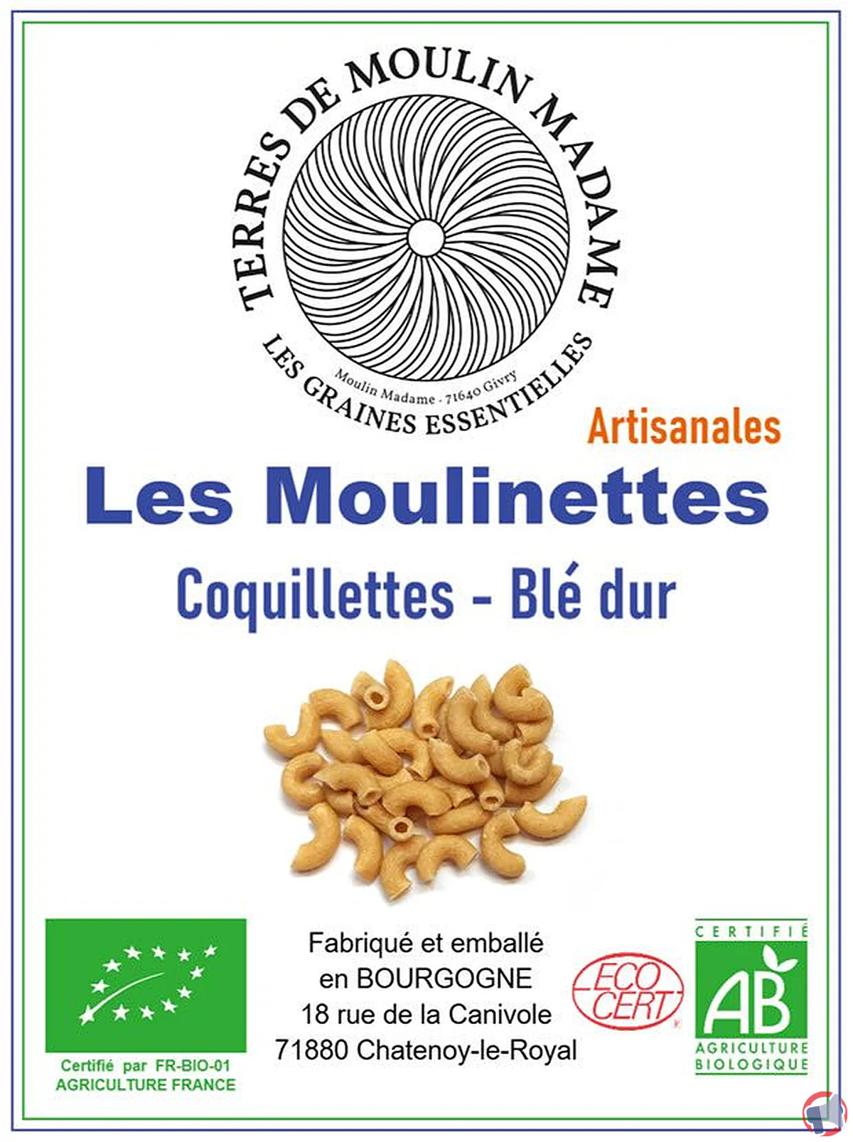 Rappel de moulinettes de coquillettes au blé dur : ce qu’il faut faire