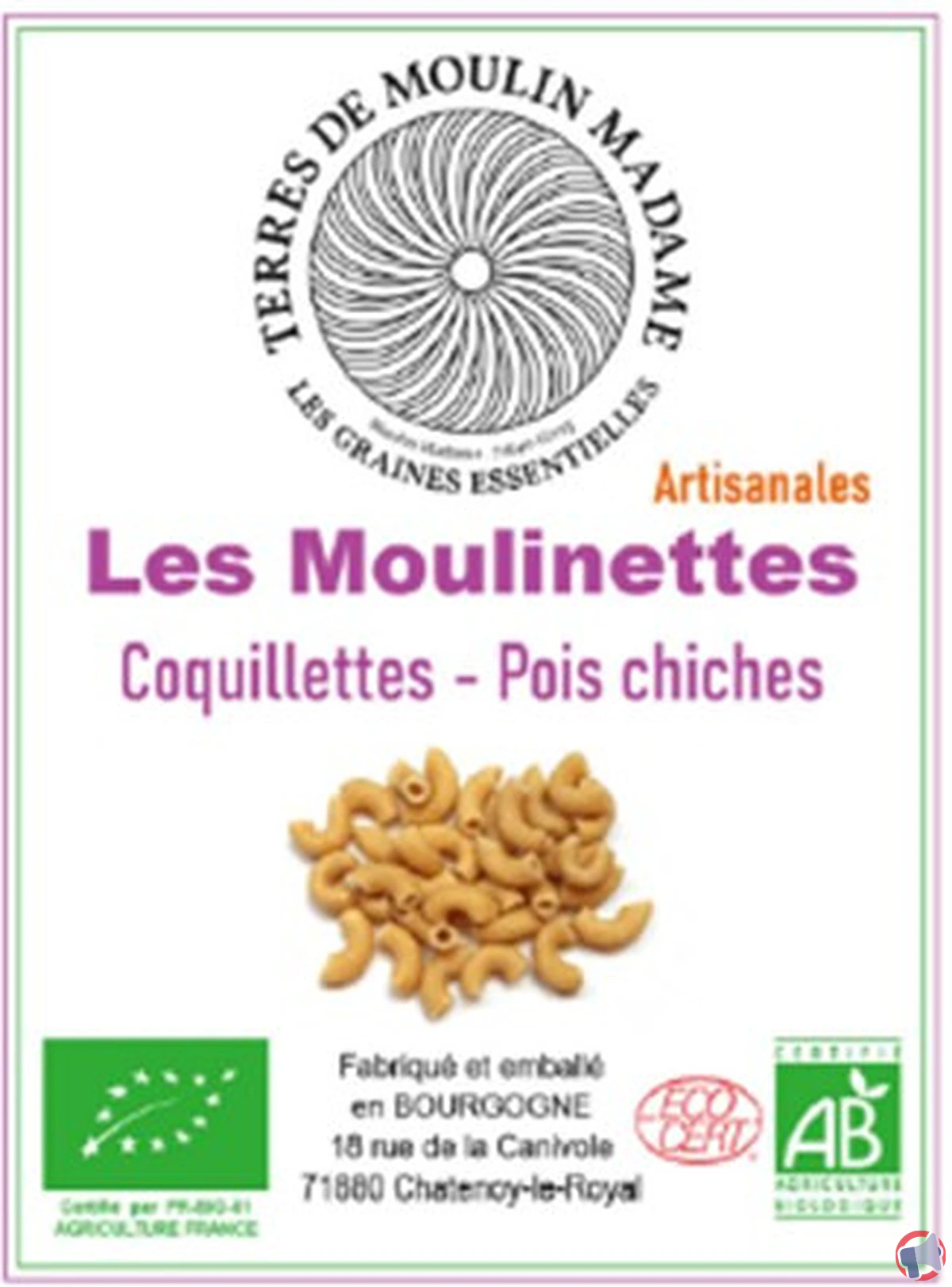 Rappel de moulinettes coquillettes pois chiches : ce qu’il faut vérifier et comment réagir