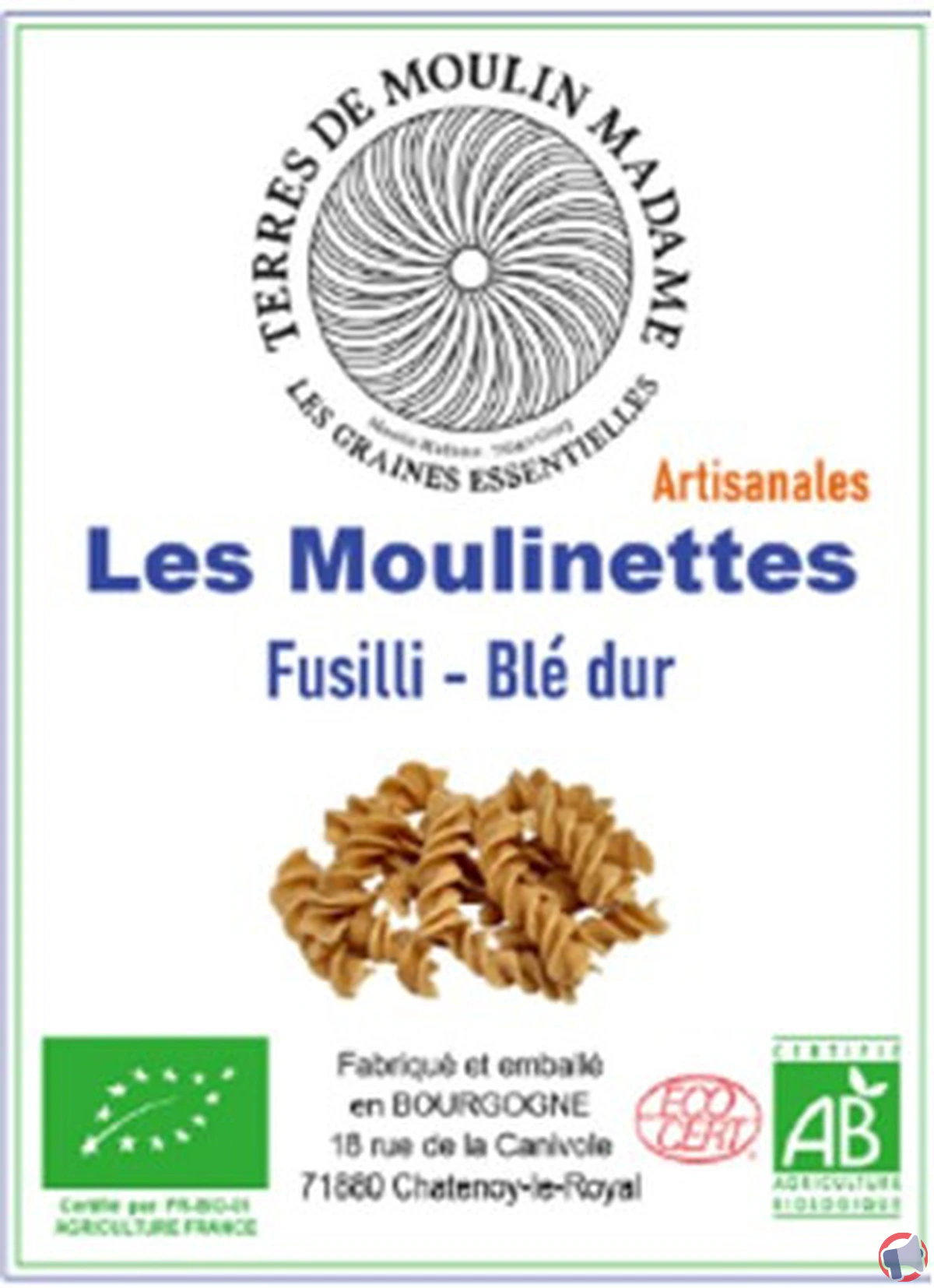 Rappel de moulinettes fusilli au blé : que faire si vous en avez acheté ?