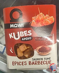 Rappel produit Kubes de saumons fumés apéro Mowi