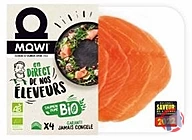 Rappel produit Saumon Fumé Bio - 4 tranches - 110g Mowi