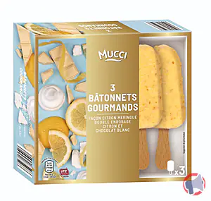 Rappel produit 3 BÂTONNETS GOURMANDS 219G MUCCI