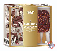 Rappel produit 3 BÂTONNETS GOURMANDS 219G MUCCI (photo numéro 1)