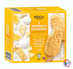 Rappel produit 3 BÂTONNETS GOURMANDS 219g - RECETTES CITRON, FRAISE et CACAHUETE MUCCI