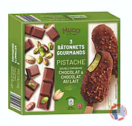 Rappel produit 3 BÂTONNETS GOURMANDS 219g - RECETTES COCO, CARAMEL, PISTACHE et EXPRESSO MUCCI (photo numéro 3)
