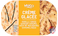 Rappel produit BAC DE GLACE PREMIUM 900mL - VANILLE MACADAMIA, MENTHE, CITRON, CARAMEL MUCCI