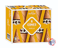 Rappel produit CÔNES VANILLE x6 MUCCI (photo numéro 1)