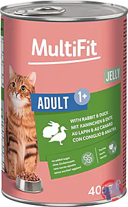 Rappel produit MultiFit Adult Jelly Lapin et canard MultiFit
