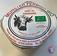 Rappel produit Munster fermier AOP étiqueté Blanc BIO (photo numéro 1)