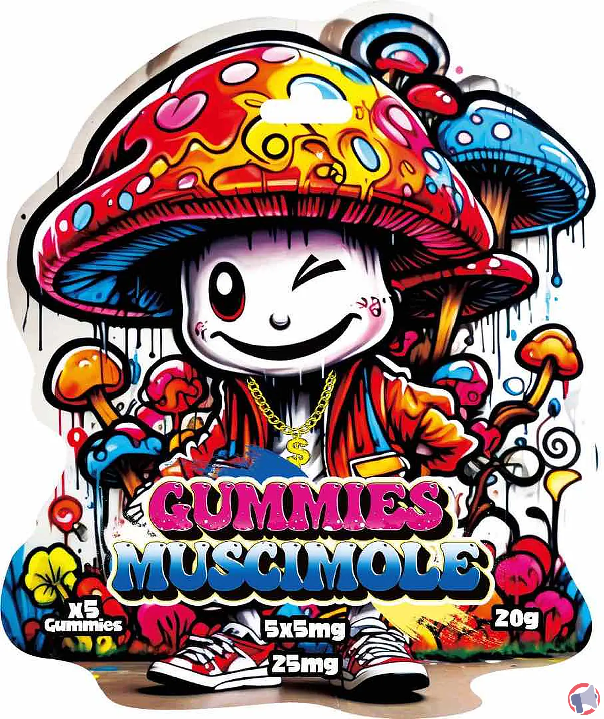 Rappel de produit : gummies muscimole de Mushitrip