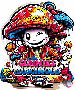Rappel produit Gummies Muscimole 5x5mg Mushitrip