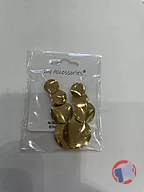 Rappel produit MY ACCESSORIES Boucles d'oreilles dorées 4 pastilles