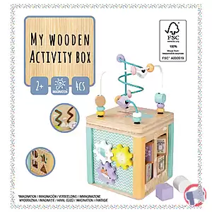 Rappel produit Cube d'activités en bois MY WOODEN