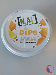 Rappel produit N.A! Les Dips Pois chiche citron confit & graines de sésame N.A!